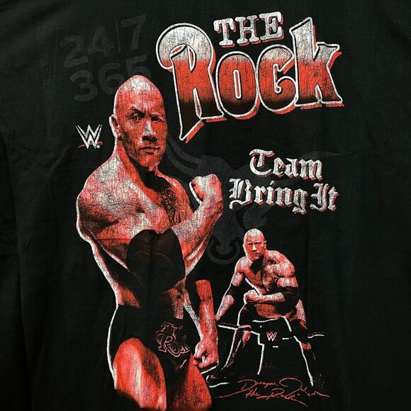 WWE Dwayne The Rock Johnson Tram Bring It T-Shirt 2X - Picture 2 of 4
